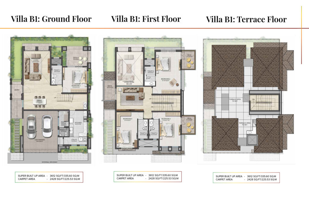 aspen greens at the prestige city, flats in sarjapur bangaluru. 4br type b1