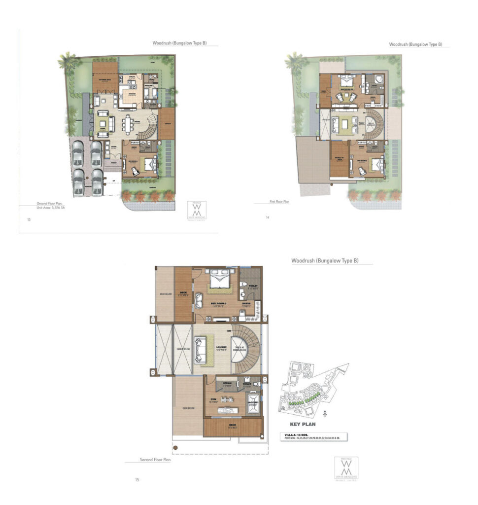 prestige white meadows, villas in whitefield bangaluru. 4br type b