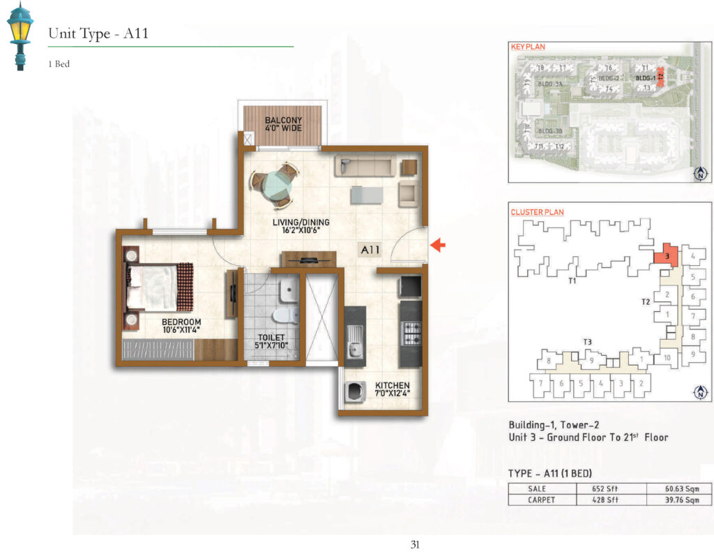 prestige finsbury park hyde, flats in gummanahalli bangalore 1br type a11