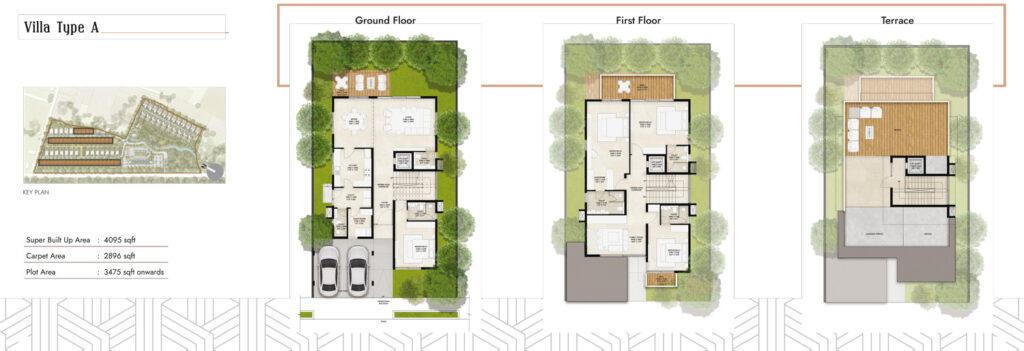 prestiges anctuary, villas in devanahalli bangalore. 4br type a