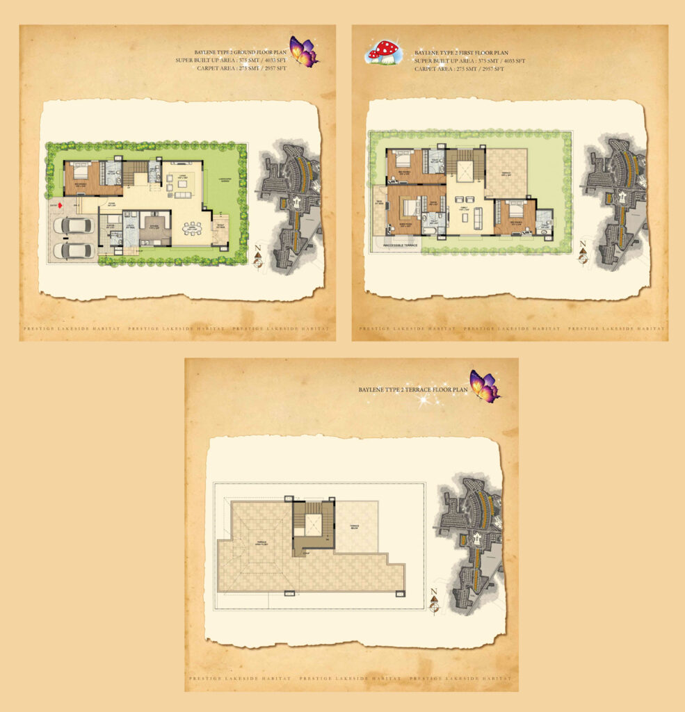 prestige lakeside habitat villas in whitefield bangaluru 4br aylene type 2