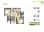 prestige willow tree, flat in vidhyranyapura bengaluru. 2 br type c